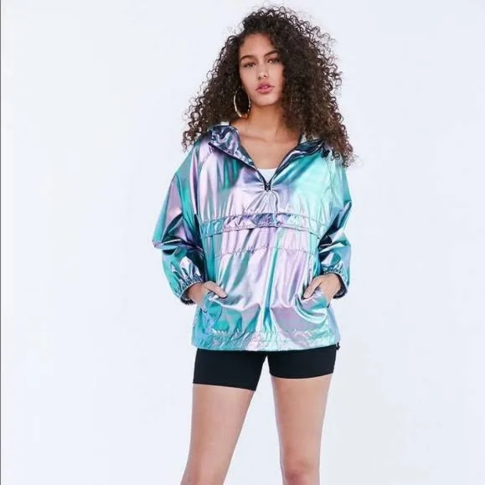 Silence and Noise M Iridescent Windbreaker